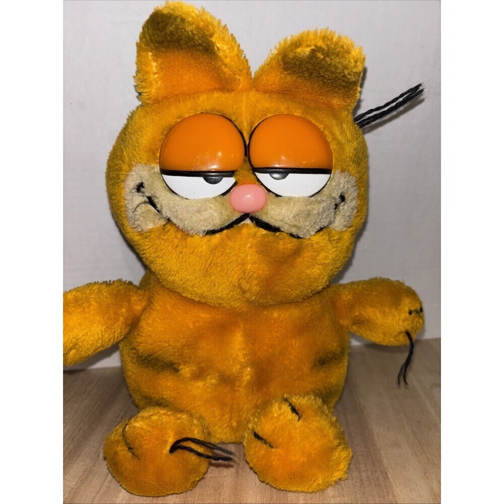 Vintage Garfield 12 Inch Plush Toy Stuffed Animal VTG 1981